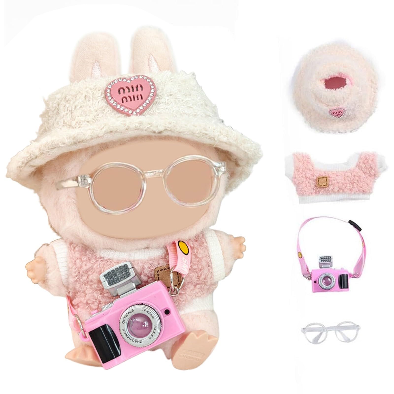 Doll 17Cm Doll Clothes Set For Doll Accessories Suit (Nodoll Only Clothes)