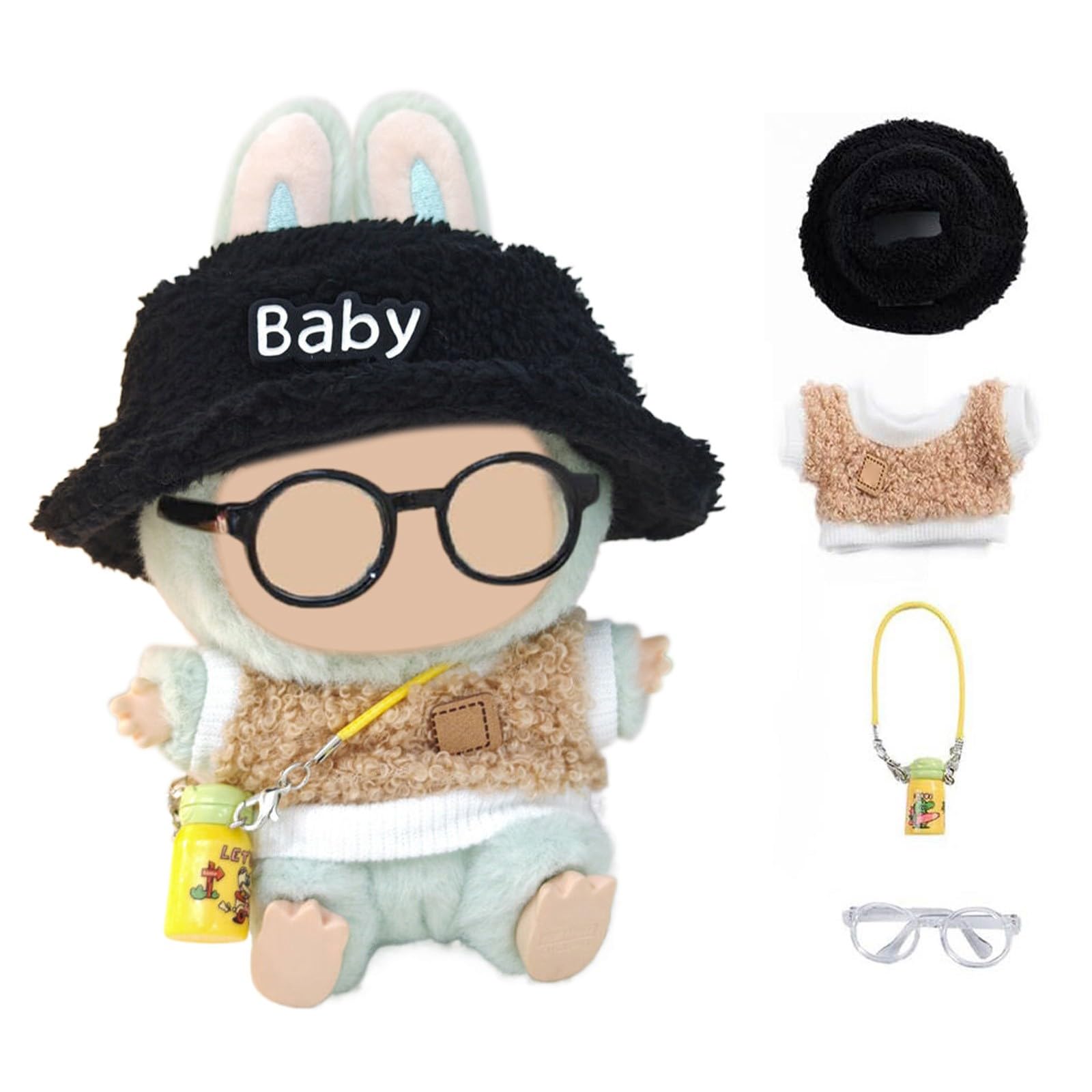 Doll 17Cm Doll Clothes Set For Doll Accessories Suit (Nodoll Only Clothes)