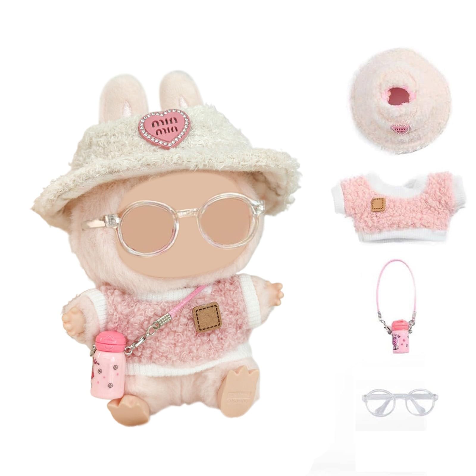 Doll 17Cm Doll Clothes Set For Doll Accessories Suit (Nodoll Only Clothes)