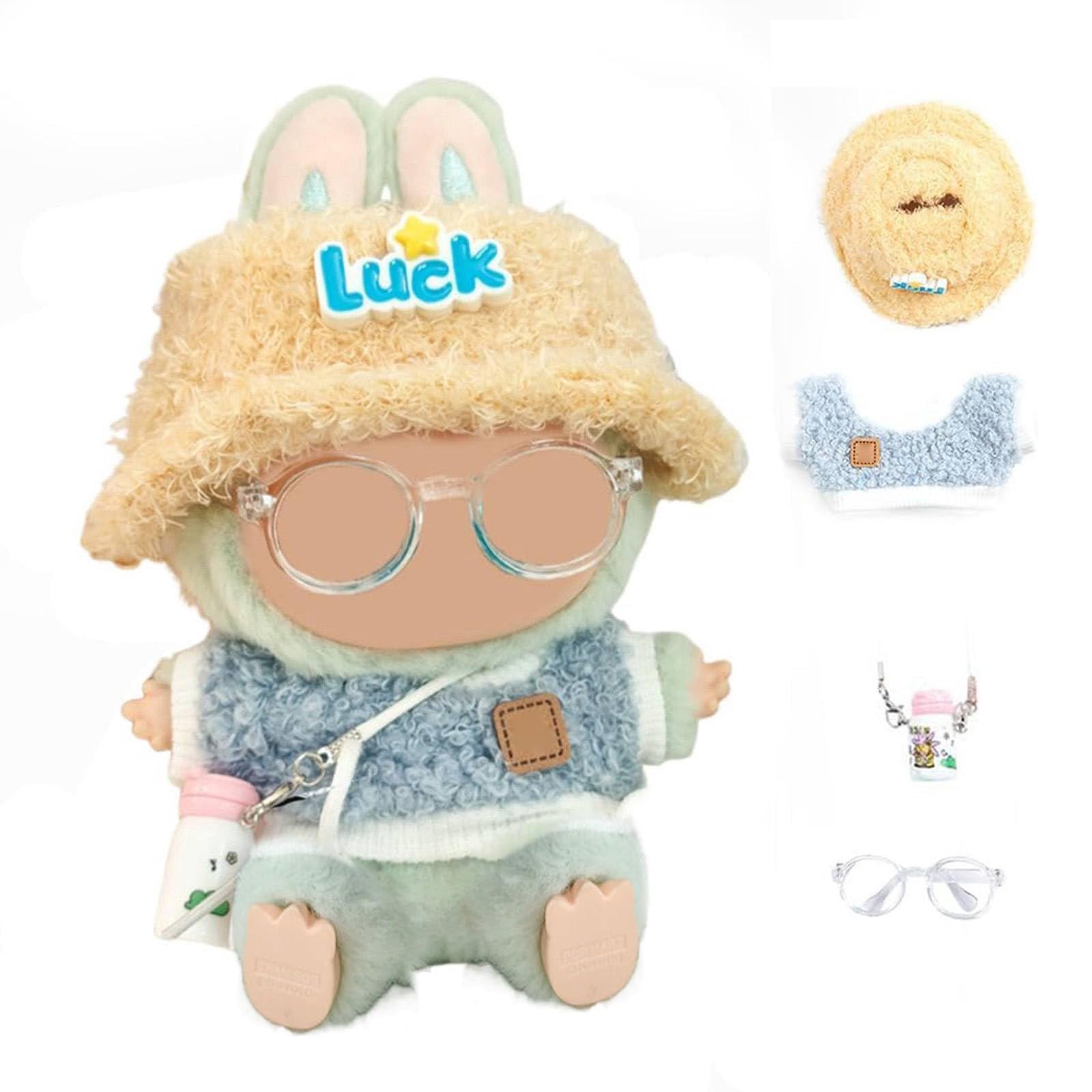 Doll 17Cm Doll Clothes Set For Doll Accessories Suit (Nodoll Only Clothes)
