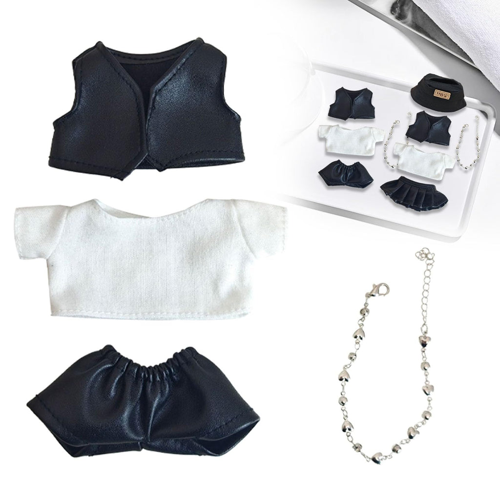 Doll 17Cm Doll Clothes Set For Doll Accessories Suit (Nodoll Only Clothes)