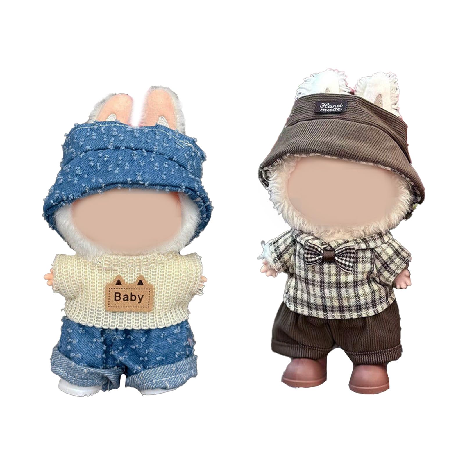 TOPtoper Doll Clothes for Labubu