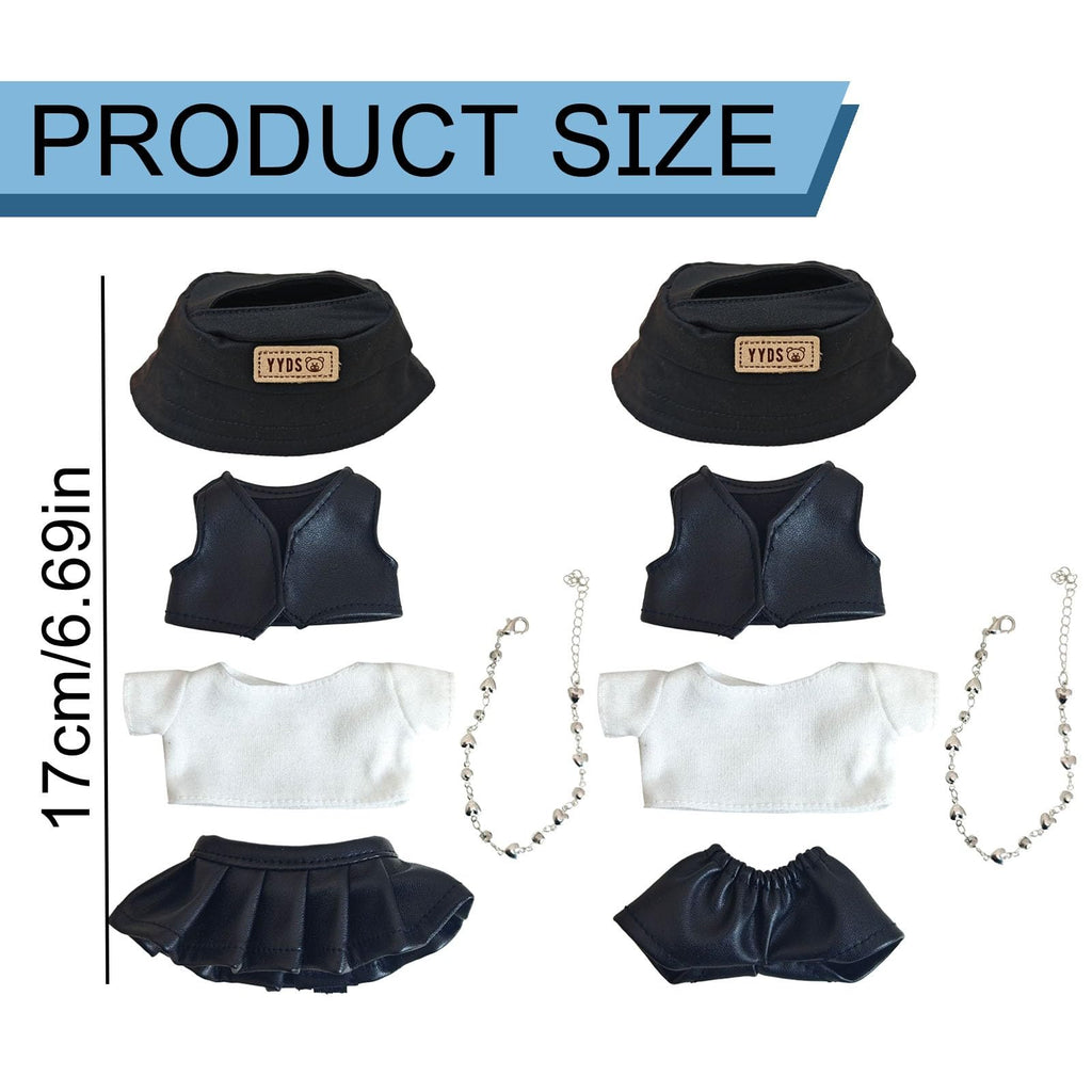 Doll 17Cm Doll Clothes Set For Doll Accessories Suit (Nodoll Only Clothes)