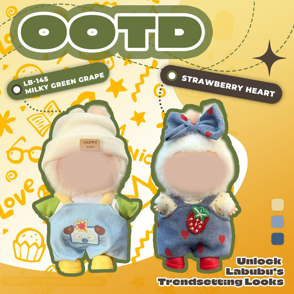 TOPtoper Doll Clothes for Labubu