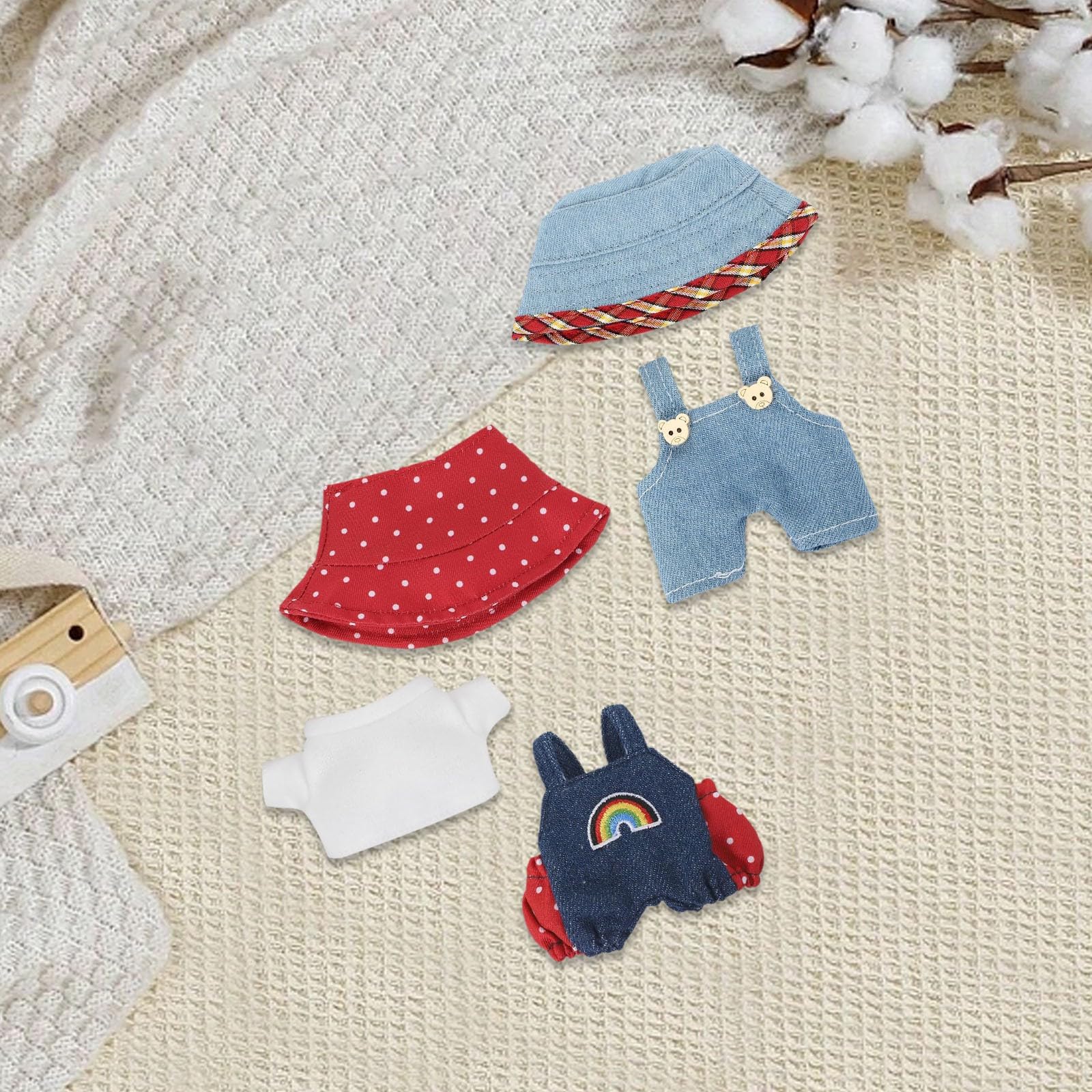 Doll 17Cm Doll Clothes Set For Doll Accessories Suit (Nodoll Only Clothes)