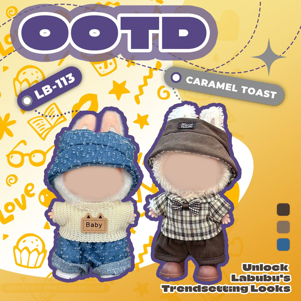 TOPtoper Doll Clothes for Labubu